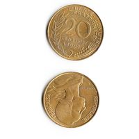 20 сантимов Франция 1997 год