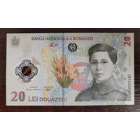 Румыния 20 Лей 2021 P-119 Aa Полимер UNC