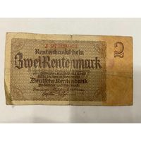 2 рентенмарки  Германии