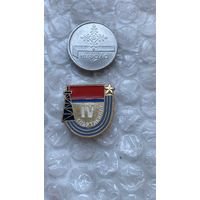 Значок 4 Спартакиада Азербайджанский ССР