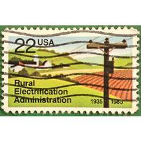 США 1985. 50 летие создания Администрации электрификации сельских районов