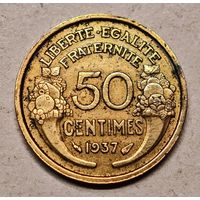 1937 год 50 сантим Франция
