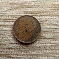 Werty71 Португалия 5 рейсов 1905  Король Карлуш I Мученик