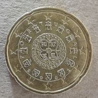 Португалия 20 евроцентов 2002 г., KM# 744