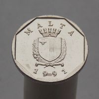 Мальта 5 центов 1991