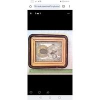 Икона "Господь Вседержитель" в киоте, XIX в