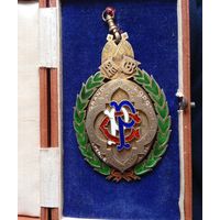 Масонский орден, серебро 0.925, эмаль, позолота