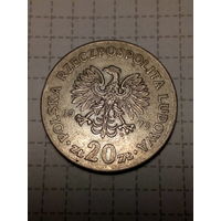 20 злотых Польша 1976 год