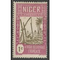 Французский Нигер. Водозабор в пустыне. 1926г. Mi#29.