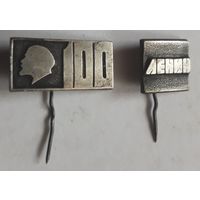 Значки Ленин-100, Ленин (тяжелые, иголка).