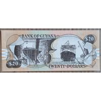 Гайана 20 долларов 1996-2019 гг. Пдпс.: Bobind Ganga, Winston Jordan. Серии: C/51 - C/69
