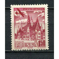 Польша - 1954 - Авиация и архитектура 1,5Zl - [Mi.858] - 1 марка. MNH.  (Лот 52HT)-TG3P15
