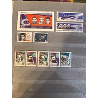 Лрт чистых марок СССР 1964 год(космос)