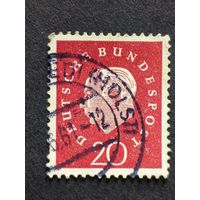 Германия 1959. Профессор, доктор Теодор Хойс (1884-1963), 1-й президент Германии1