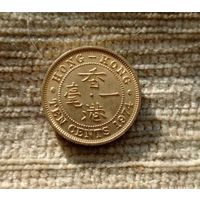 Werty71 Гонконг 10 центов 1974 Елизавета 2 Блеск
