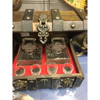 Дорожный набор для спиртного , каретный набор