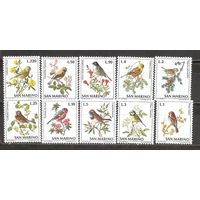 ФФ2 Сан Марино 1972 Птицы