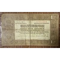 Банкнота 1 гульден 1920 год. Королевство Нидерландов.