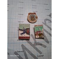 Значки Базы отдыха Минобороны СССР Красная поляна, Пятигорск, Плавтурбаза (цена за 1 значок)