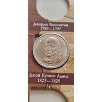 США 1 доллар президент Джон Куинси Адамс 1825-1829