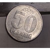 ГДР 50 пфеннигов, 1968