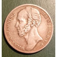 Нидерланды 1 гульден 1848