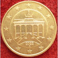 2:  50 евроцентов 2022 А Германия