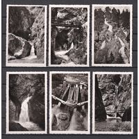 42.D. Германия. Набор мини фотооткрыток (6Х9). Ущелье Алмбахкламм 6 шт. (* - смотреть описание ).