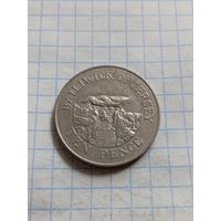 10 пенсов 1987 года. Джерси