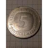 5 маркок ФРГ  1992 G  год