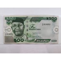 Нигерия 500 найра 2025 года