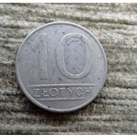 Werty71 Польша 10 злотых 1986 года