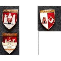 Гербы Украины румынского периода. КЭМЗ. Цена за знак.