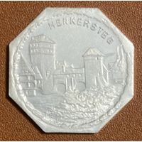Германия Нюрнберг нотгельд 20 пфеннигов 1920 год. Мост палача. жетон