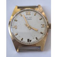 Часы  "ПОЛЕТ".  СССР.  Позолоченные AU20.  новый КОРПУС СССР. с хранения. на ходу.