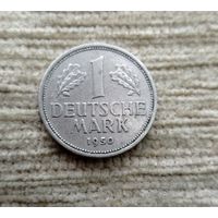 Werty71 Германия ФРГ 1 марка 1950 J