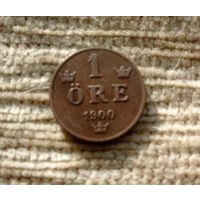 Werty71 Швеция 1 эре 1900