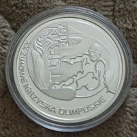 Польша 10 злотых 2006 год. Сноуборд, Турин. Серебро