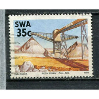 Юго-Западная Африка - 1989 - Добыча минералов 35С - [Mi.658] - 1 марка. Гашеная.  (LOT Gy10)-T3P52