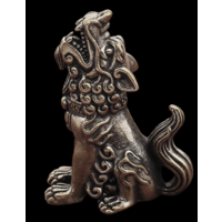 Статуэтка миниатюра Дракон-Собака Бронза