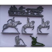 Оловянные солдатики 6 штук