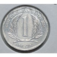 Восточные Карибы. 1 цент 2004 года.