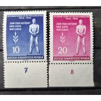 Германия, ГДР 1955 г. Mi.459-460 MNH** полная серия