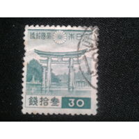 Япония, 1939. Плавучие ворота Тории