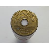 5 йен Япония 1991? год лот 44