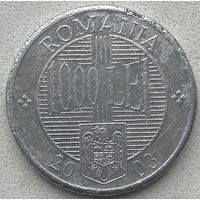 Румыния 1000 лей 2003 г.