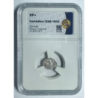 Копейка 1598-1605 Москва. Борис Годунов. Xf+ ННР