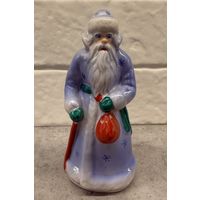 Статуэтка ДЕД МОРОЗ 14 см. ФФЗ Минск.  РЕДКОСТЬ!! СССР. В ЛЮКСЕ.     Распродажа коллекции!!!