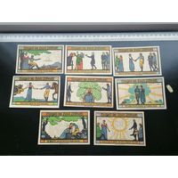 Германия-нотгельд  25 . 50. 75 пфеннигов 1921 Песнек  Possneck