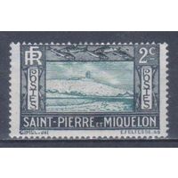 [838] Французские колонии. Сент-Пьер и Микелон 1932. Побережье. МН